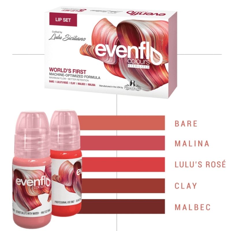 evenflo plum Evenflo Lip Blush PMU Pigment Set – AZPMU